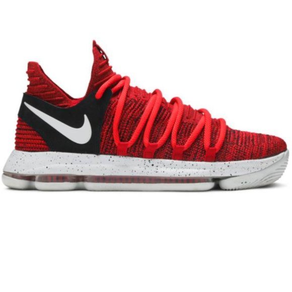 Nike Men's Zoom Kevin Durant KD 10 Red Velvet Basketball Shoes Sneakers size 8.5 - Picture 12 of 15
